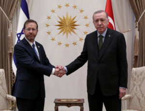 Cumhurbaşkanı Erdoğan, İsrail Cumhurbaşkanı Herzog’la görüştü