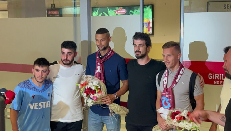 Mislav Orsic ve Joaquin Fernandez, Trabzon’a geldi