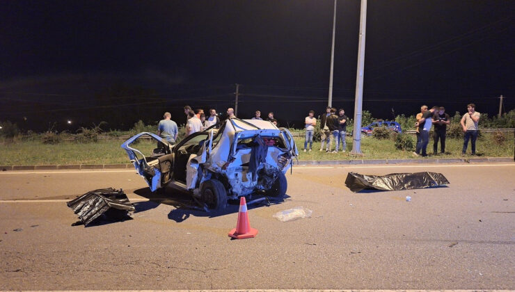 Samsun’da iki araba çarpıştı: 3 meyyit, 2 yaralı