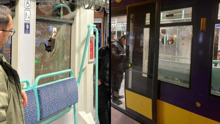 İstanbul’da tramvaya taşlı akın