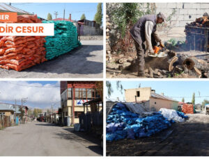 Van’da güneş kömürcüleri ‘yaktı’