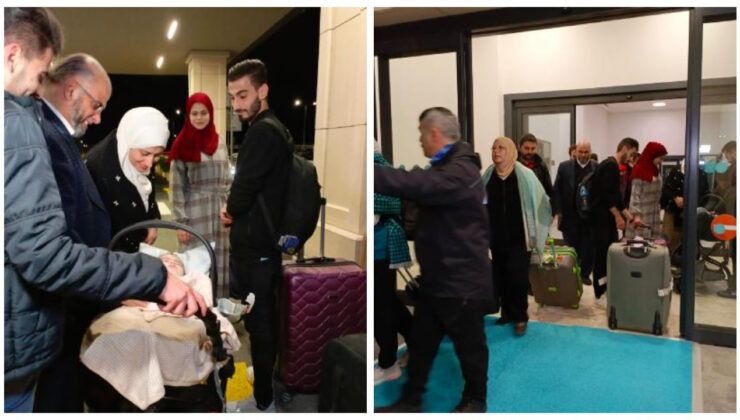 Gazze’den tahliye edilen 68 kişi İstanbul’a geldi