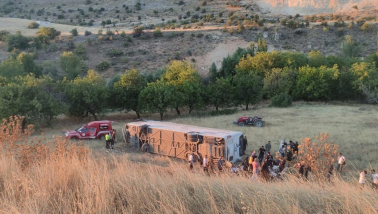 Malatya’da otobüs kazası: 11 yaralı