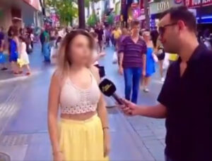 Sokak röportajında Instagram yasağını eleştirdi, tutuklandı