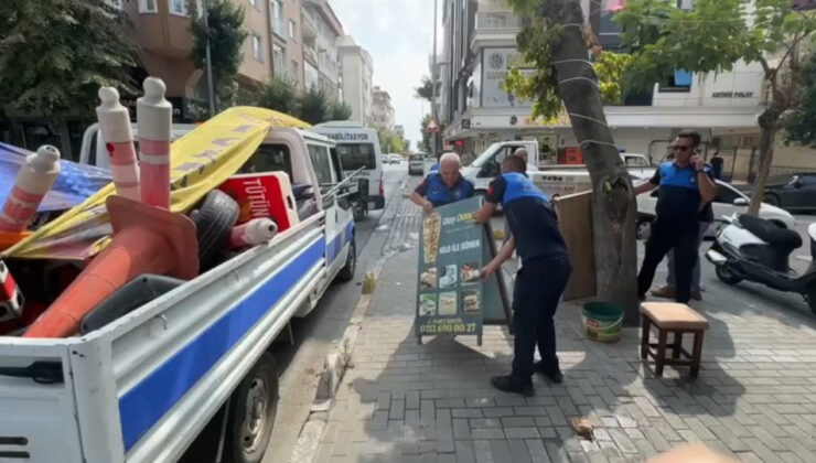 Avcılar’da belediye grupları sokak işgali kontrolü yaptı