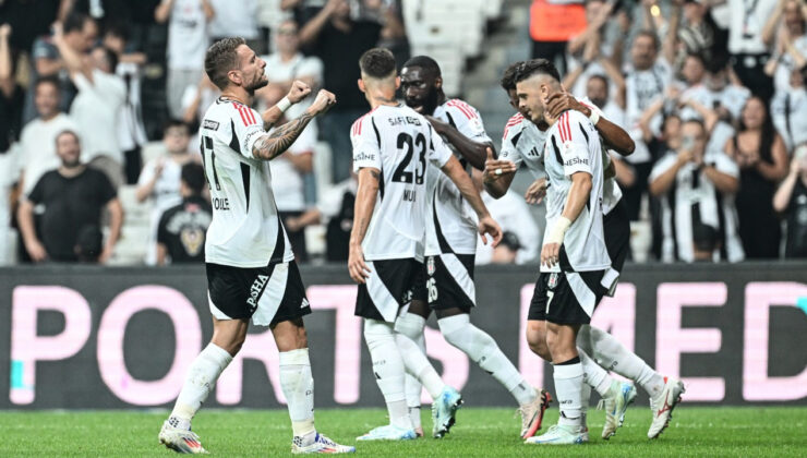 Beşiktaş Dolmabahçe’de 3 puanı 2 golle aldı