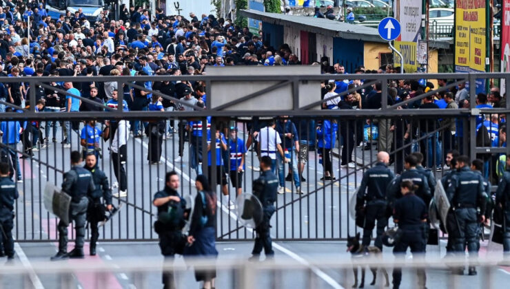 İtalya’da Genoa-Sampdoria derbisi olaylı geçti