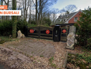 Uyuşturucu baronu meskeninin kapısına Cumhurbaşkanlığı forsu asmış