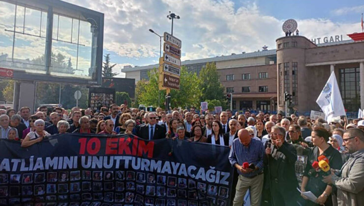 10 Ekim katliamında hayatını kaybedenler anıldı: 9 yıldır adalet çabası devam ediyor