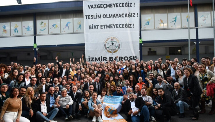 İzmir Barosu’nda zafer tekrar Çağdaş Avukatlar kümesinin