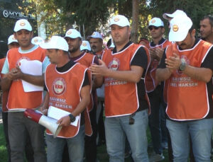 Yalova Belediyesi’nde haklarını alamayan memurlar iş bıraktı